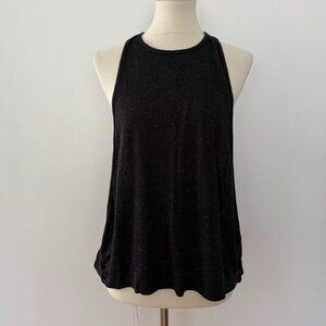 Koral Womens Sleeveless Tank Top Open Sides Black XS NWT